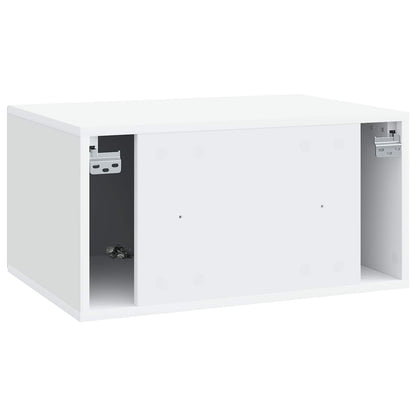 Wall-Mounted TV Cabinet White 59.5 x 41 x 30 cm Engineered Wood