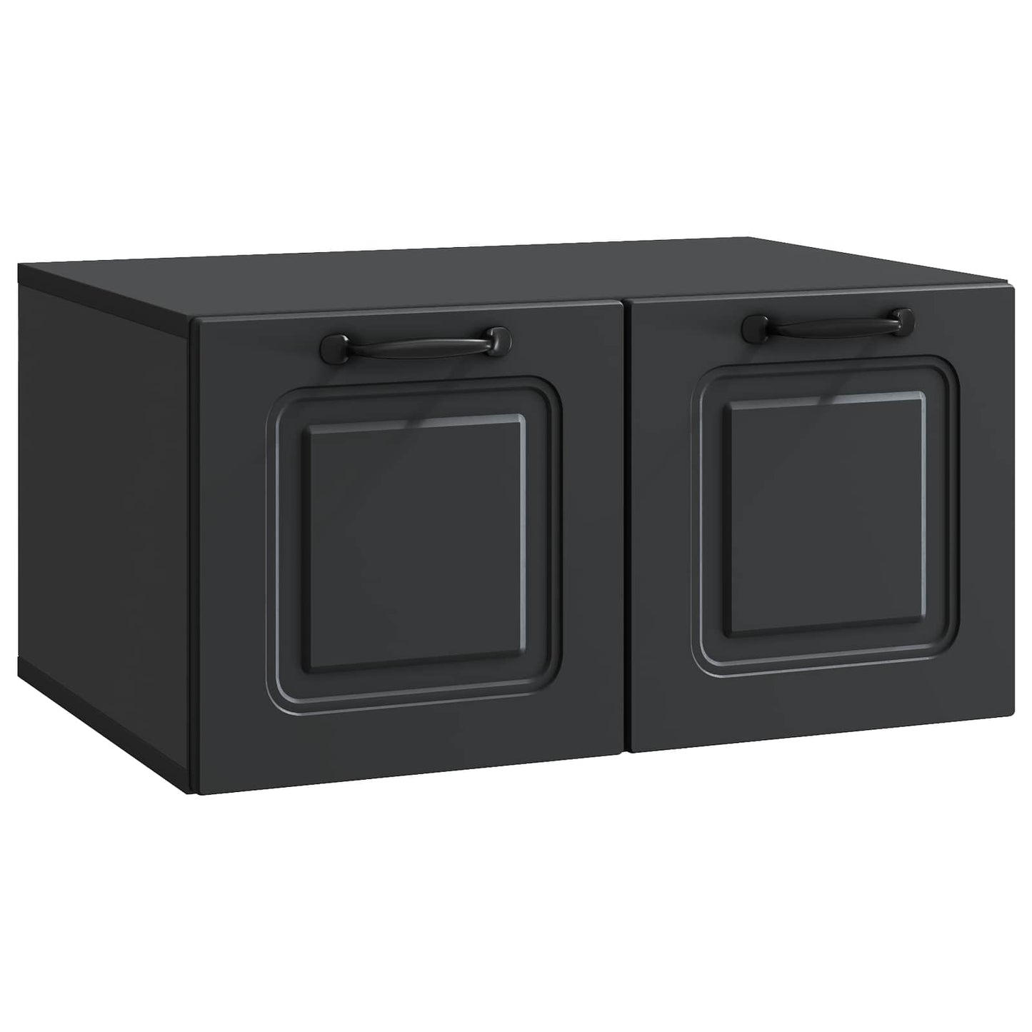 Wall-Mounted TV Cabinet Black 59.5 x 41 x 30 cm Engineered Wood
