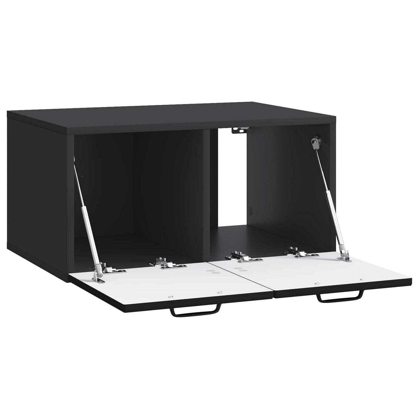 Wall-Mounted TV Cabinet Black 59.5 x 41 x 30 cm Engineered Wood