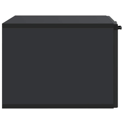 Wall-Mounted TV Cabinet Black 59.5 x 41 x 30 cm Engineered Wood