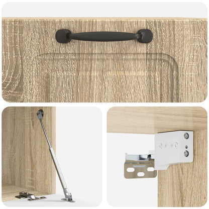 Wall-Mounted TV Cabinet Sonoma Oak 59.5 x 41 x 30 cm
