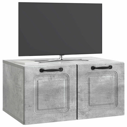 Wall-Mounted TV Cabinet Concrete Grey 59.5 x 41 x 30 cm