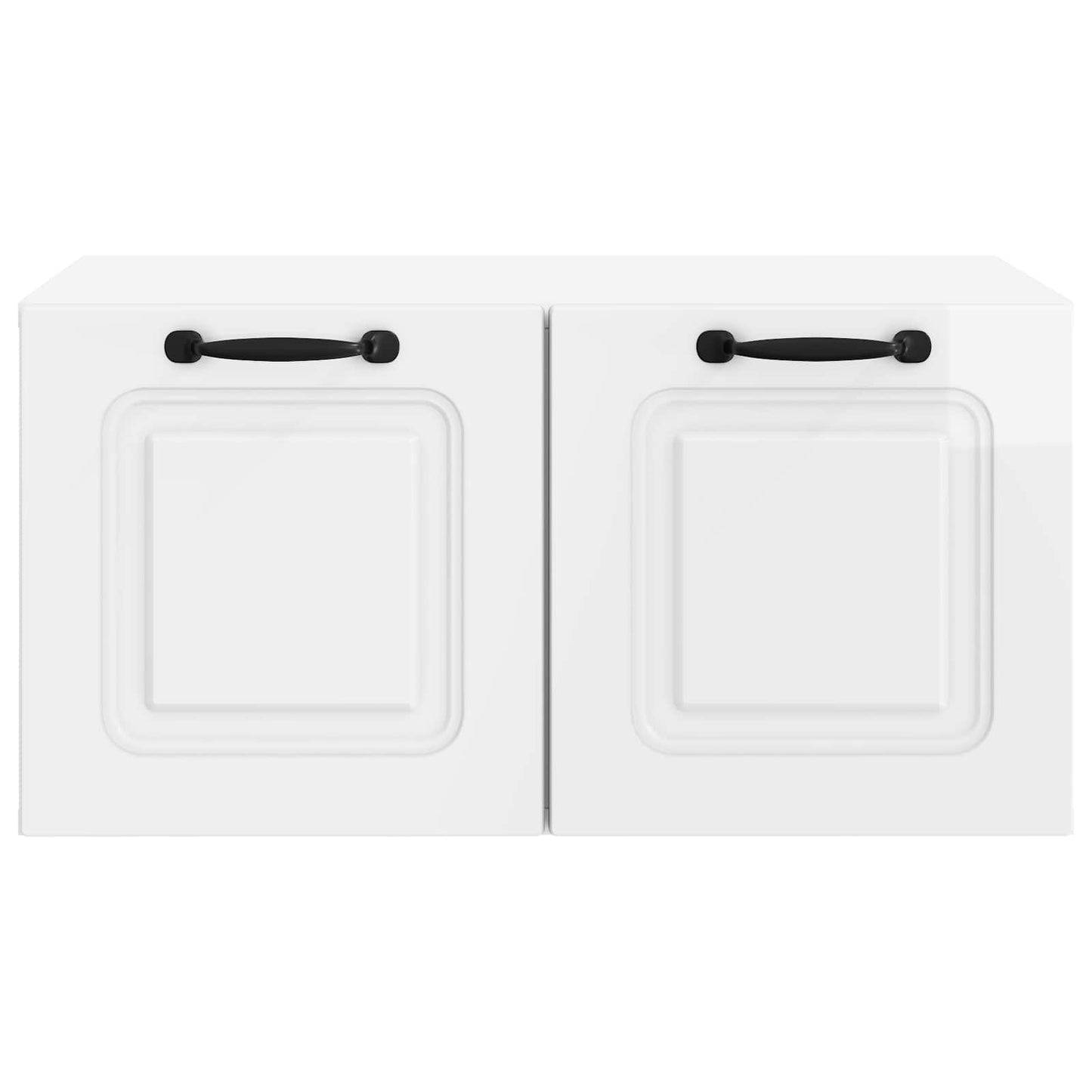 Wall-Mounted TV Cabinet High Gloss White 59.5 x 41 x 30 cm