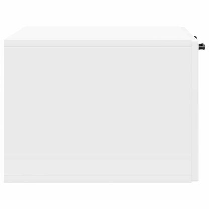 Wall-Mounted TV Cabinet High Gloss White 59.5 x 41 x 30 cm