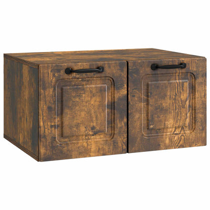Wall-Mounted TV Cabinet Smoked Oak 59.5 x 41 x 30 cm