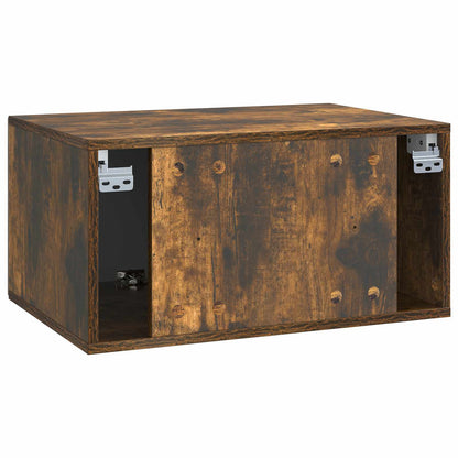 Wall-Mounted TV Cabinet Smoked Oak 59.5 x 41 x 30 cm