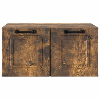 Wall-Mounted TV Cabinet Smoked Oak 59.5 x 41 x 30 cm
