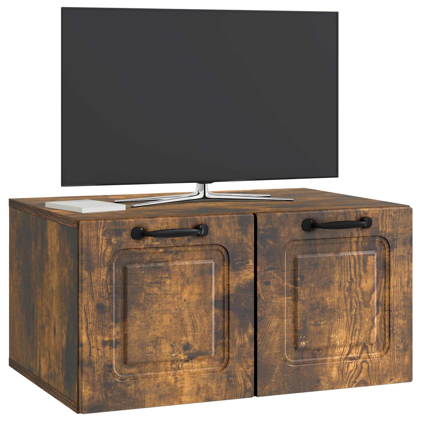 Wall-Mounted TV Cabinet Smoked Oak 59.5 x 41 x 30 cm