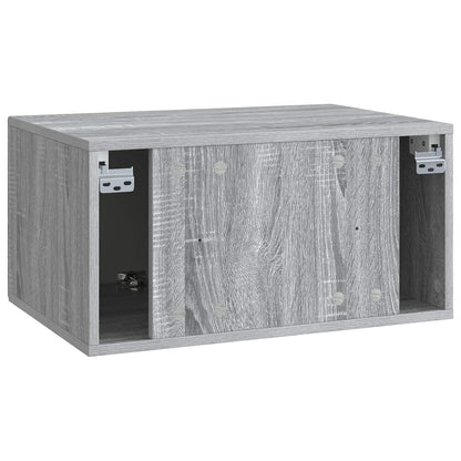 Wall-Mounted TV Cabinet Grey Sonoma 59.5 x 41 x 30 cm