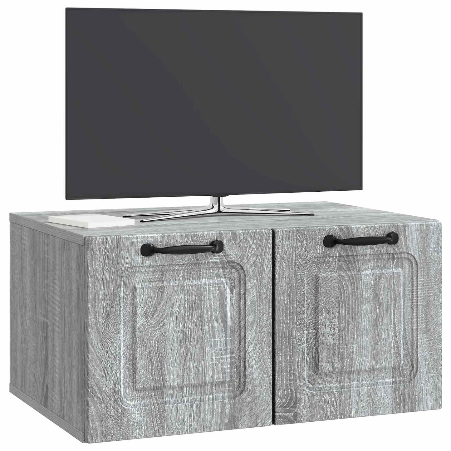 Wall-Mounted TV Cabinet Grey Sonoma 59.5 x 41 x 30 cm