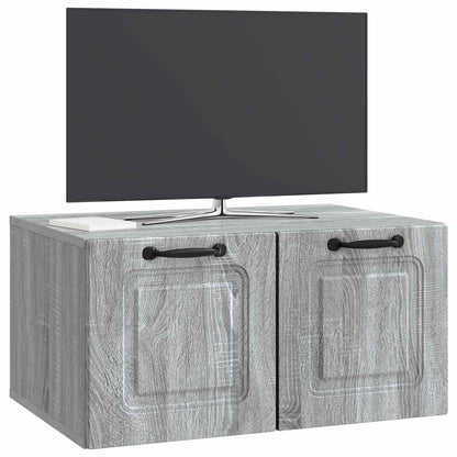 Wall-Mounted TV Cabinet Grey Sonoma 59.5 x 41 x 30 cm