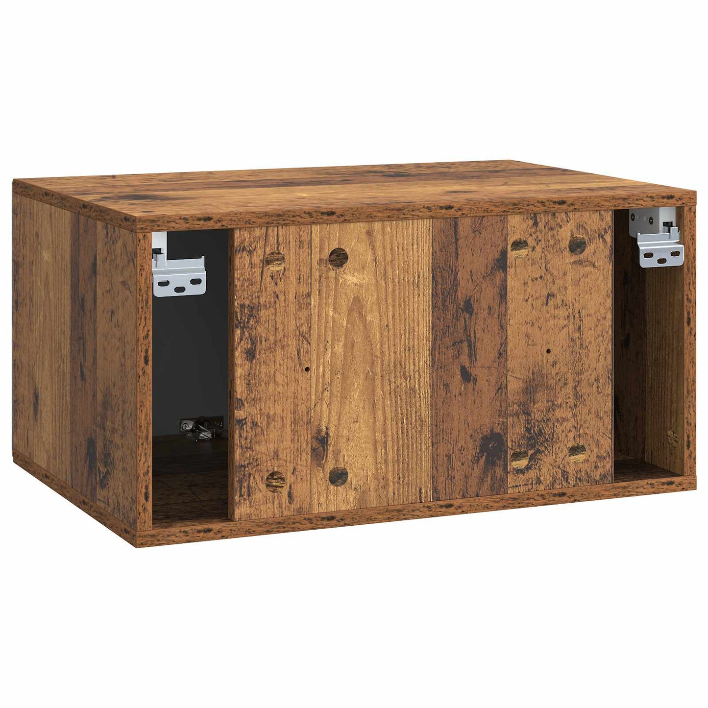Wall-Mounted TV Cabinet Wall-mounted Old Wood 59.5 x 41 x 30 cm