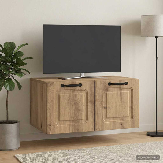 Wall-Mounted TV Cabinet Artisan Oak 59.5 x 41 x 30 cm
