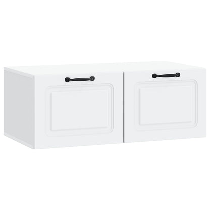 Wall-Mounted TV Cabinet White 78.5 x 41 x 30 cm Engineered Wood