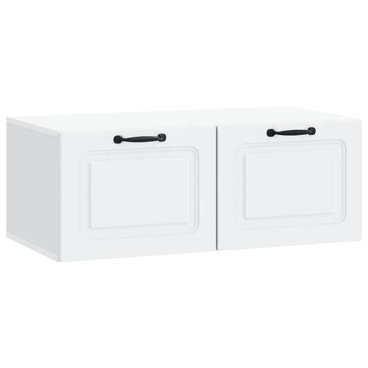 Wall-Mounted TV Cabinet White 78.5 x 41 x 30 cm Engineered Wood