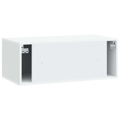 Wall-Mounted TV Cabinet White 78.5 x 41 x 30 cm Engineered Wood