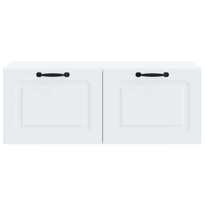 Wall-Mounted TV Cabinet White 78.5 x 41 x 30 cm Engineered Wood