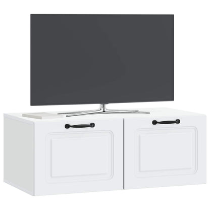 Wall-Mounted TV Cabinet White 78.5 x 41 x 30 cm Engineered Wood