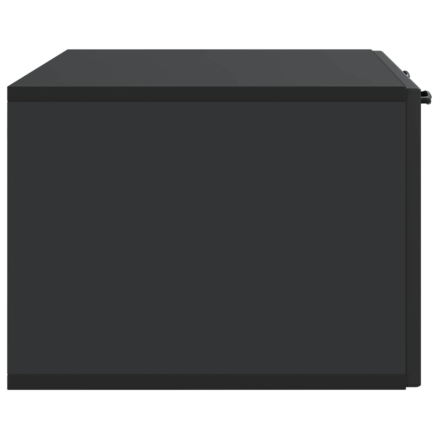 Wall-Mounted TV Cabinet Black 78.5 x 41 x 30 cm Engineered Wood
