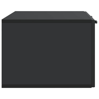 Wall-Mounted TV Cabinet Black 78.5 x 41 x 30 cm Engineered Wood