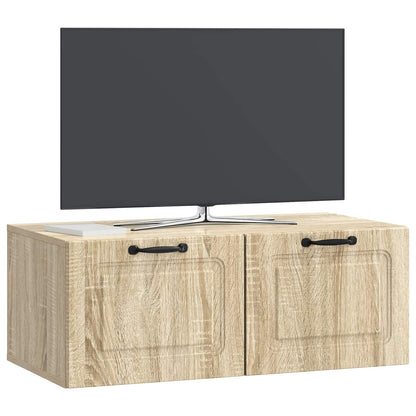 Wall-Mounted TV Cabinet Sonoma Oak 78.5 x 41 x 30 cm