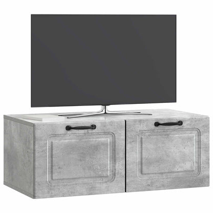 Wall-Mounted TV Cabinet Concrete Grey 78.5 x 41 x 30 cm