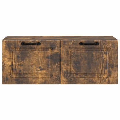 Wall-Mounted TV Cabinet Smoked Oak 78.5 x 41 x 30 cm