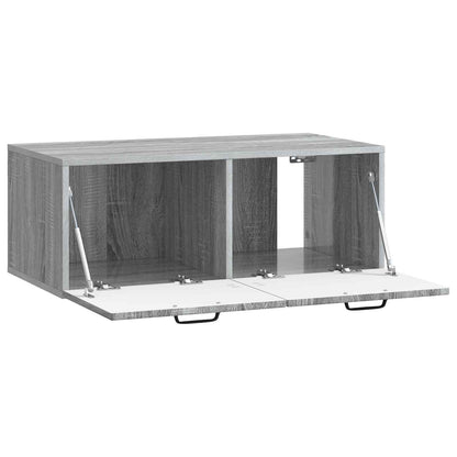 Wall-Mounted TV Cabinet Grey Sonoma 78.5 x 41 x 30 cm