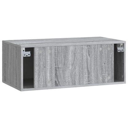 Wall-Mounted TV Cabinet Grey Sonoma 78.5 x 41 x 30 cm