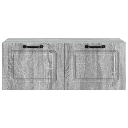 Wall-Mounted TV Cabinet Grey Sonoma 78.5 x 41 x 30 cm