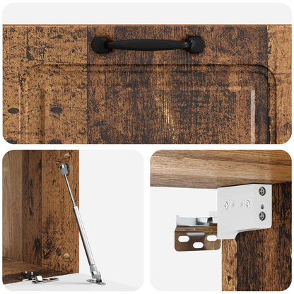 Wall-Mounted TV Cabinet Wall-mounted Old Wood 78.5 x 41 x 30 cm