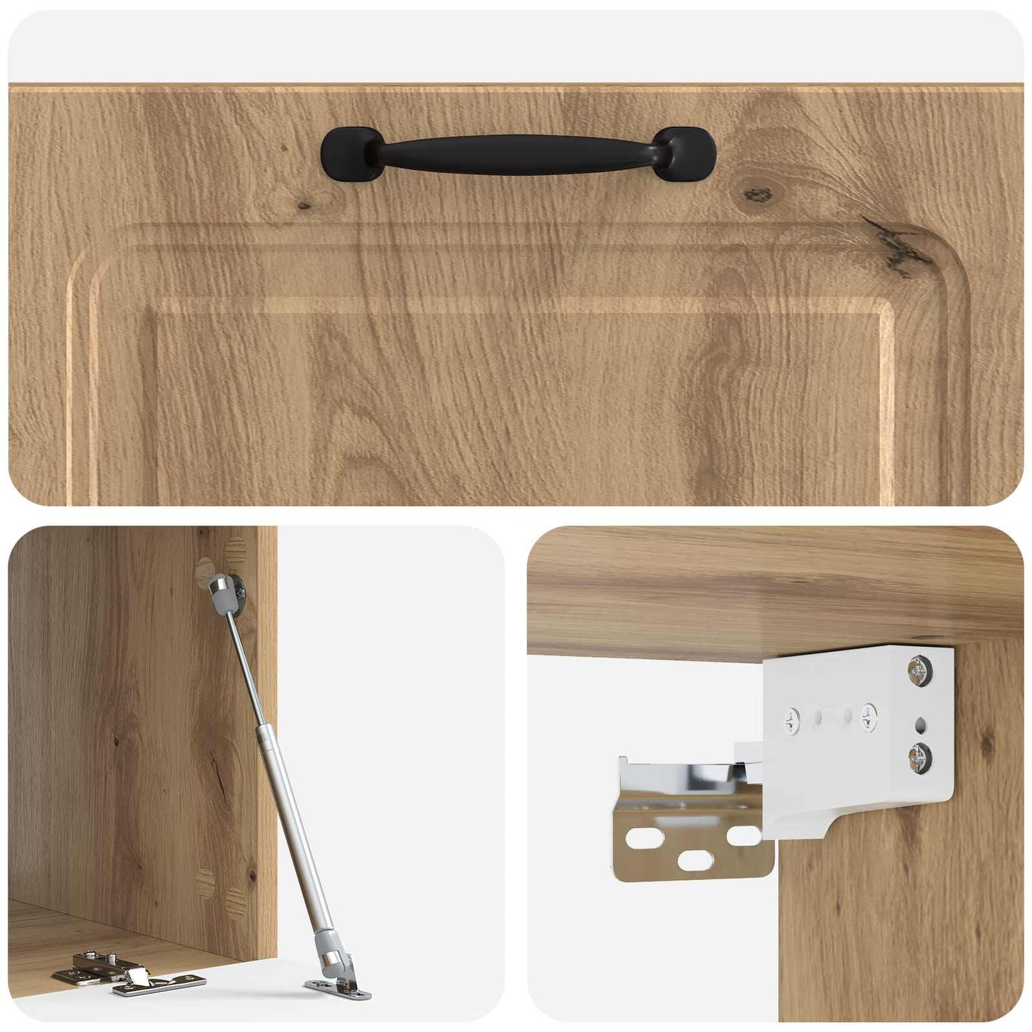 Wall-Mounted TV Cabinet Artisan Oak 78.5 x 41 x 30 cm