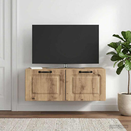 Wall-Mounted TV Cabinet Artisan Oak 78.5 x 41 x 30 cm