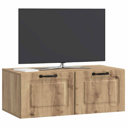 Wall-Mounted TV Cabinet Artisan Oak 78.5 x 41 x 30 cm