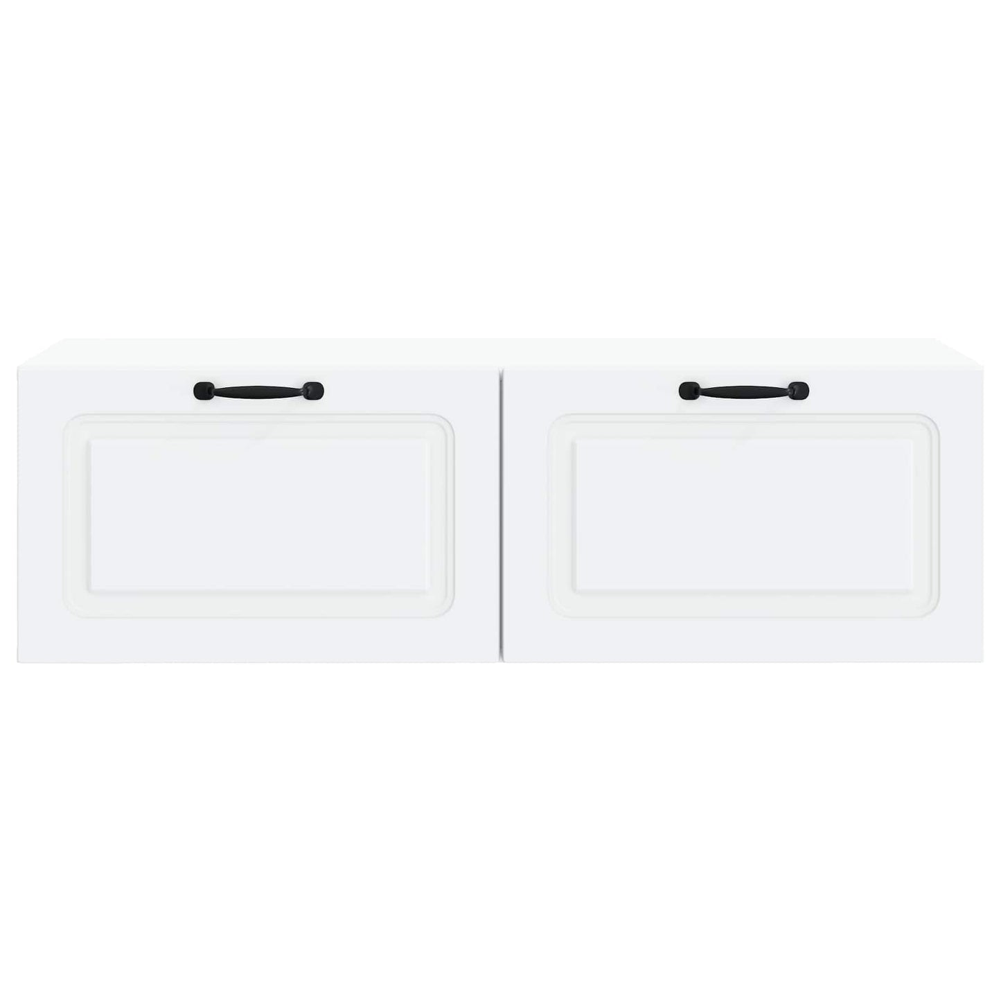 Wall-Mounted TV Cabinet White 98 x 41 x 30 cm Engineered Wood