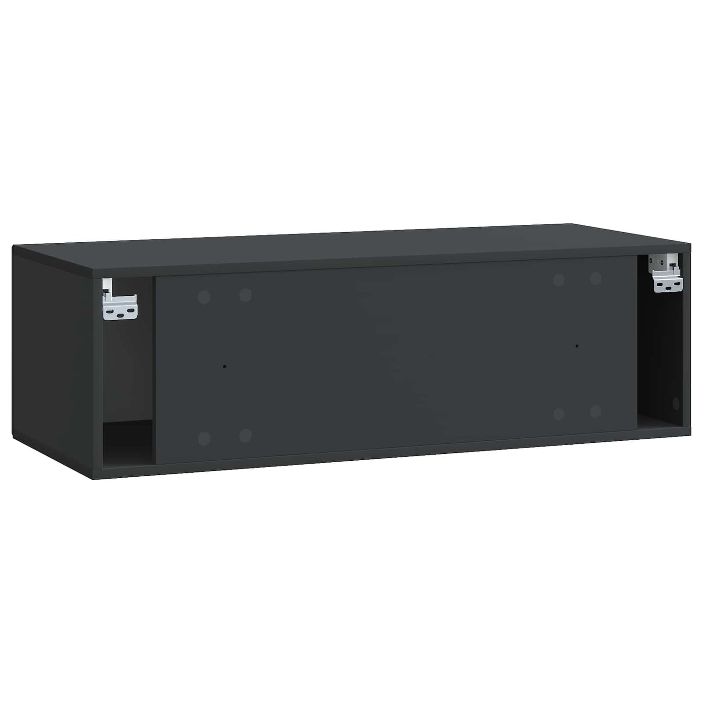 Wall-Mounted TV Cabinet Black 98 x 41 x 30 cm Engineered Wood