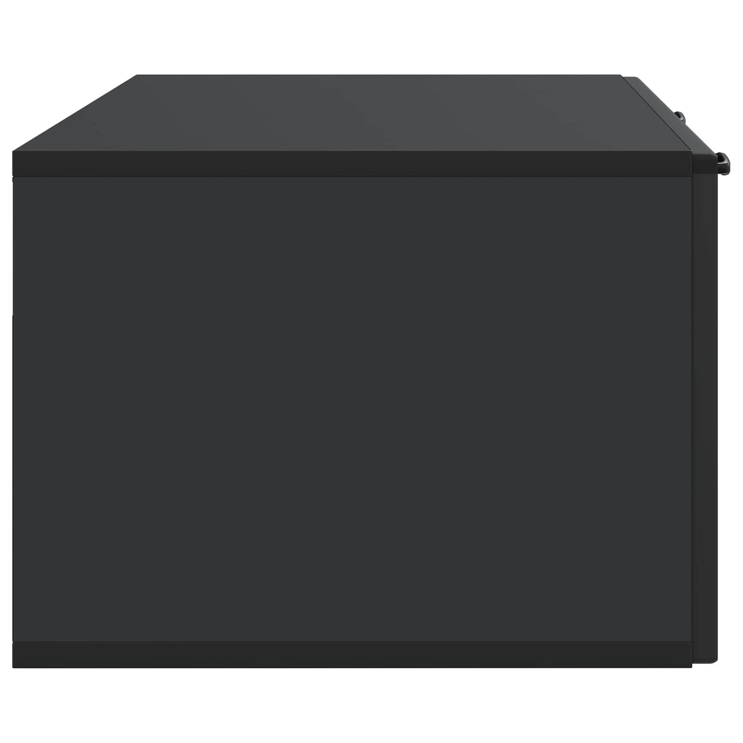 Wall-Mounted TV Cabinet Black 98 x 41 x 30 cm Engineered Wood