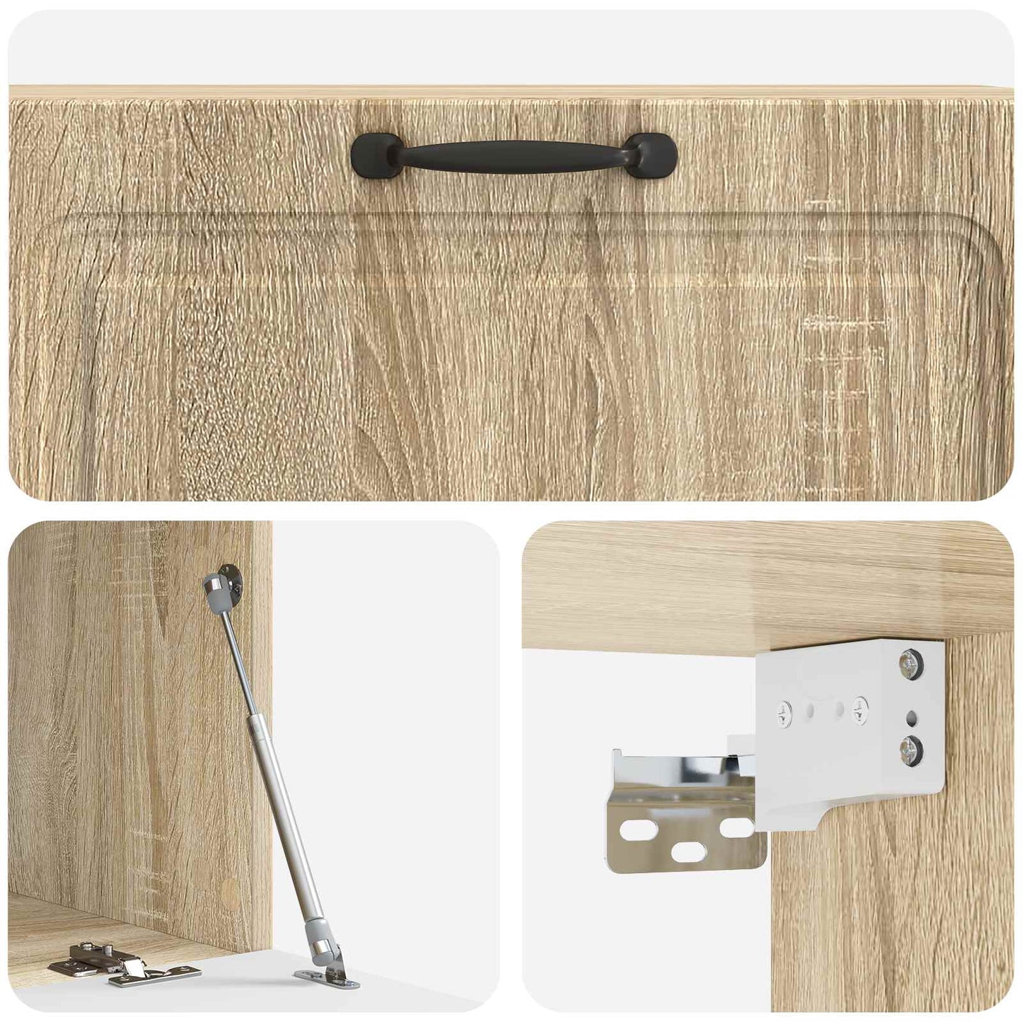 Wall-Mounted TV Cabinet Wall-mounted Sonoma Oak 98 x 41 x 30 cm