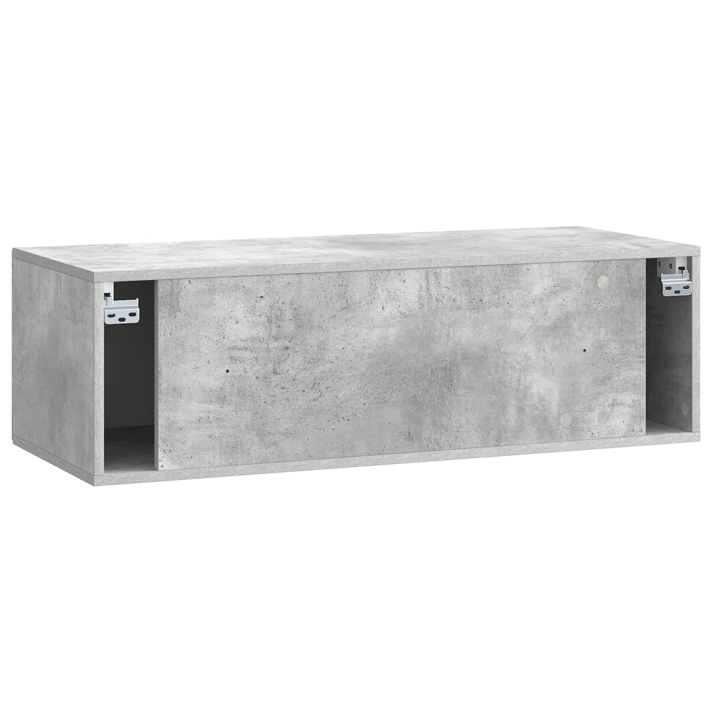 Wall-Mounted TV Cabinet Concrete Grey 98 x 41 x 30 cm