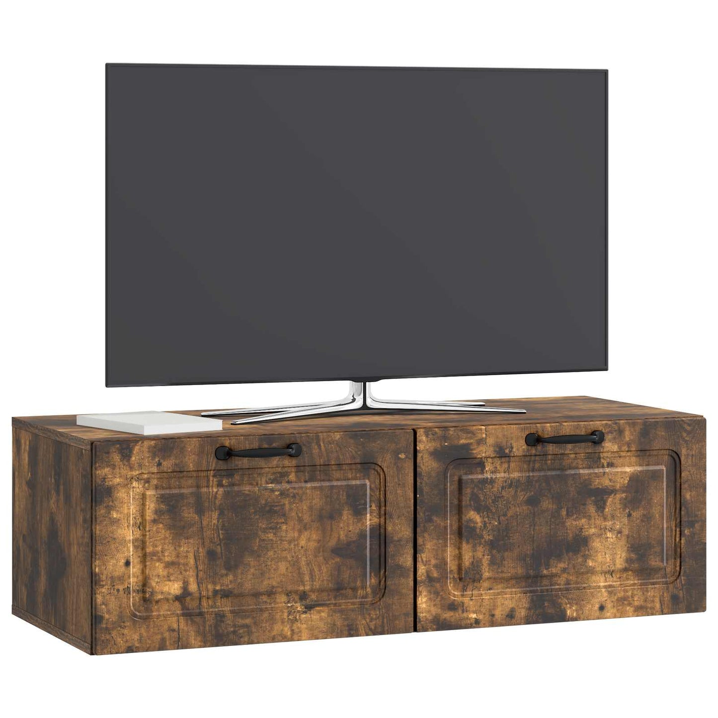 Wall-Mounted TV Cabinet Wall-mounted Smoked Oak 98 x 41 x 30 cm