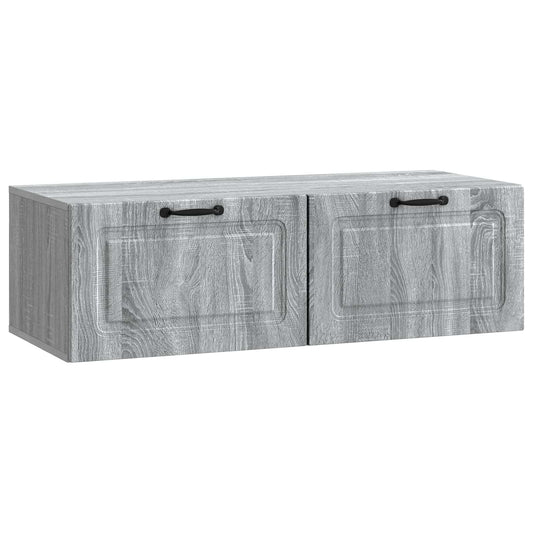 Wall-Mounted TV Cabinet Grey Sonoma 98 x 41 x 30 cm