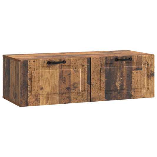 Wall-Mounted TV Cabinet Wall-mounted Old Wood 98 x 41 x 30 cm