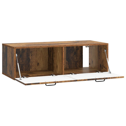 Wall-Mounted TV Cabinet Wall-mounted Old Wood 98 x 41 x 30 cm