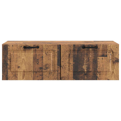 Wall-Mounted TV Cabinet Wall-mounted Old Wood 98 x 41 x 30 cm