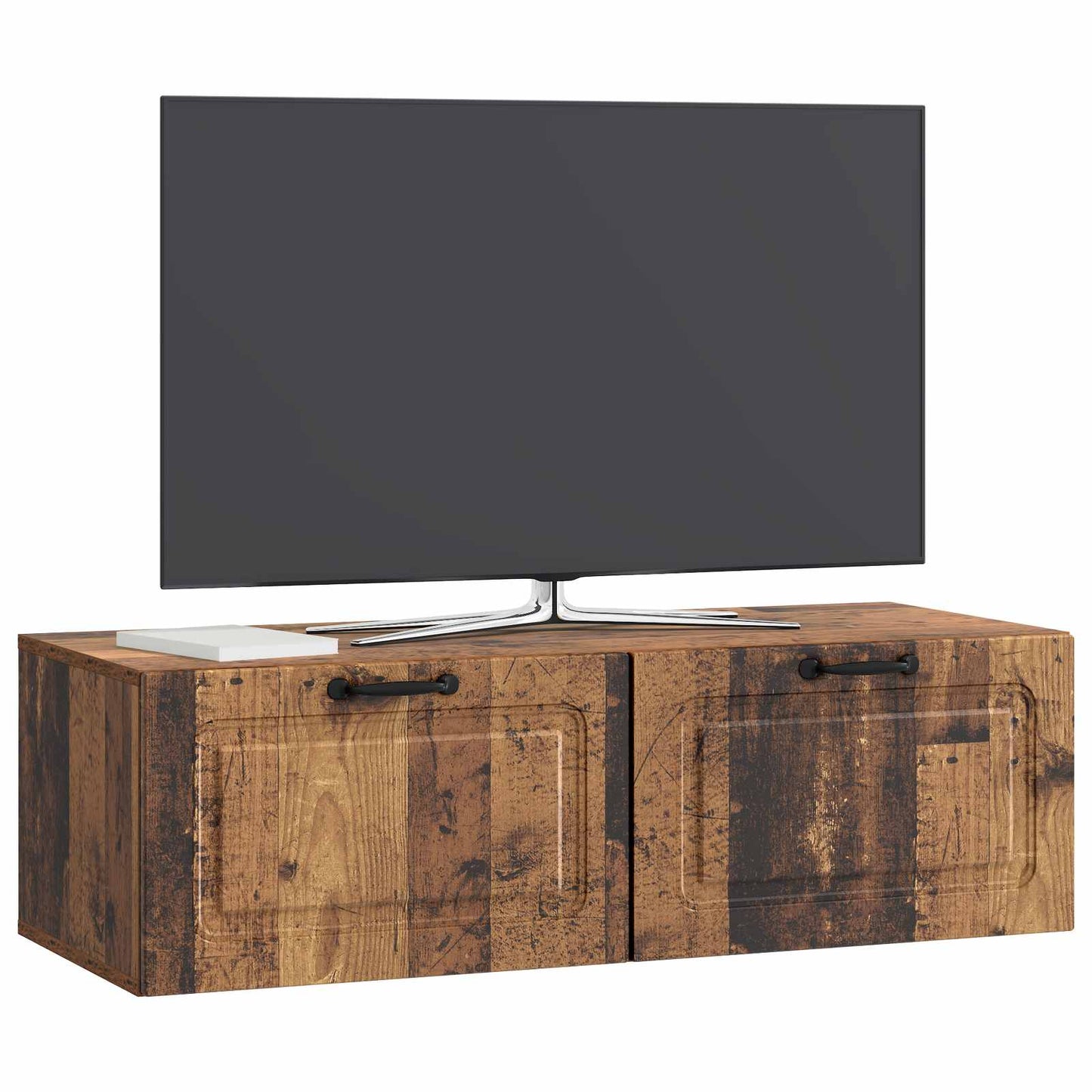 Wall-Mounted TV Cabinet Wall-mounted Old Wood 98 x 41 x 30 cm