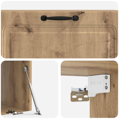 Wall-Mounted TV Cabinet 98 x 41 x 30 cm Artisan Oak
