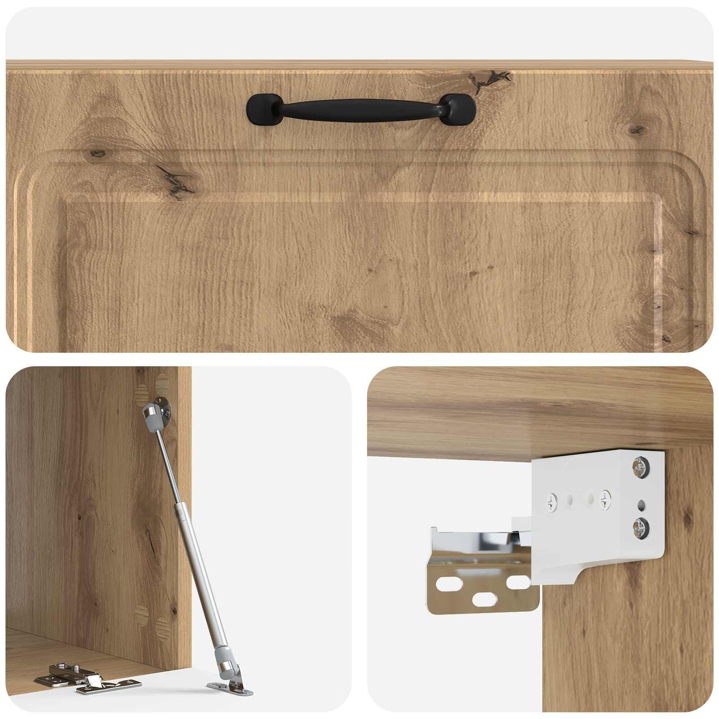 Wall-Mounted TV Cabinet 98 x 41 x 30 cm Artisan Oak