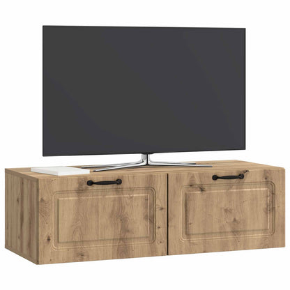 Wall-Mounted TV Cabinet 98 x 41 x 30 cm Artisan Oak