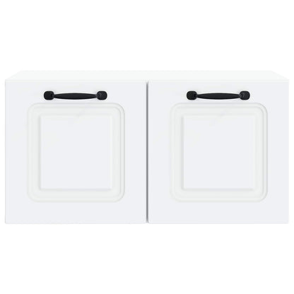 Wall-Mounted TV Cabinet White 59.5 x 31 x 30 cm Engineered Wood
