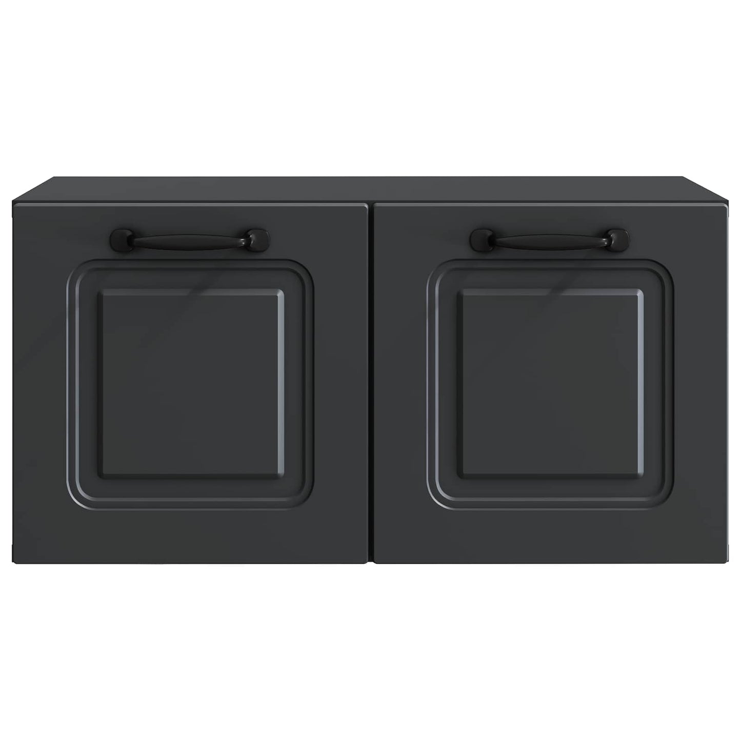 Wall-Mounted TV Cabinet Black 59.5 x 31 x 30 cm Engineered Wood